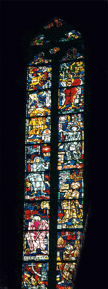 Hochaltarfenster Franziskanerkirche Graz rechts